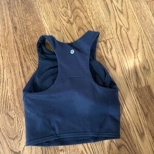 Black lululemon size two crop top